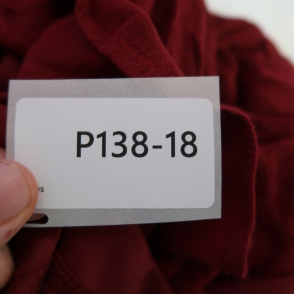 Willy Jay's Red Cold Shoulder Embroidered Dress - Picture 6 of 6